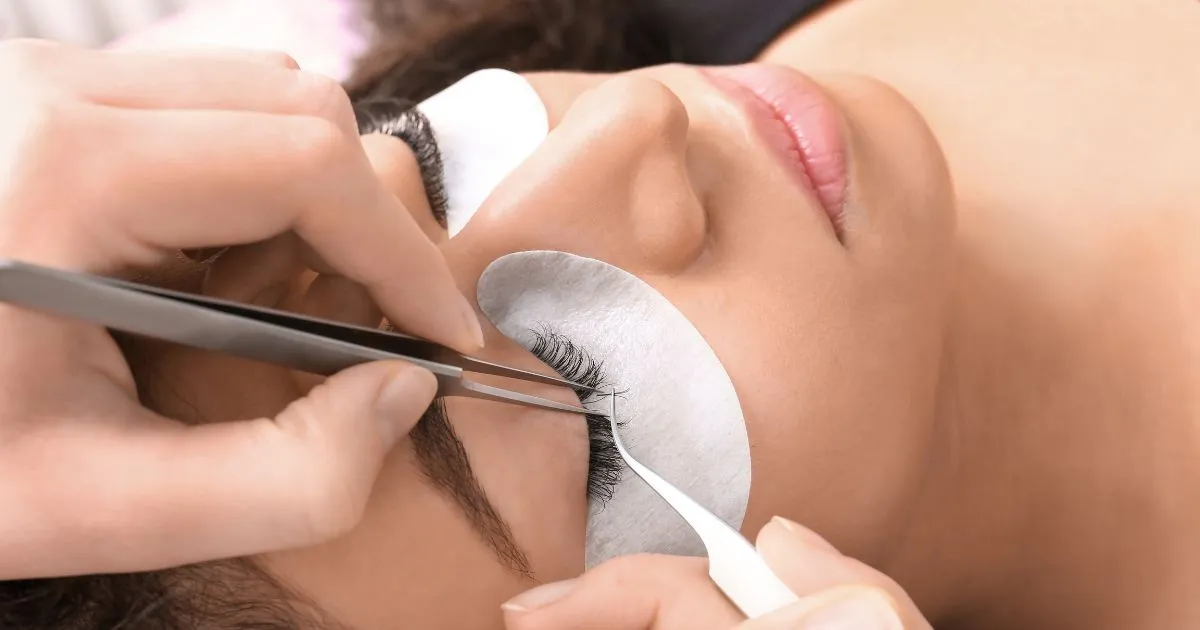 Latisse application for longer, thicker lashes in Brea, CA cosmetic clinic